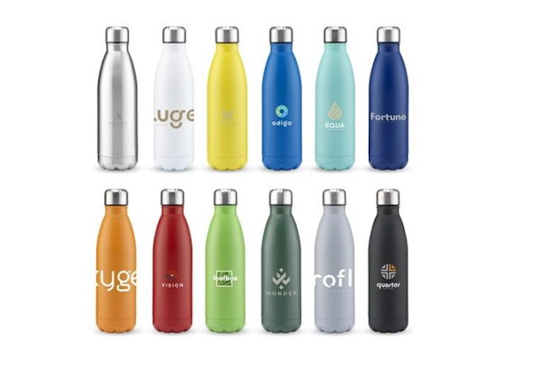 Different Coloured Water Bottles